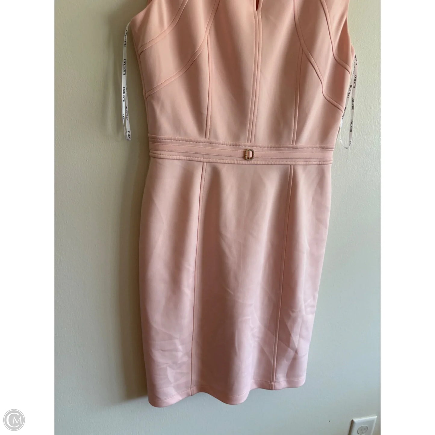 Dress Work By Ellen Tracy In Peach, Size: 10