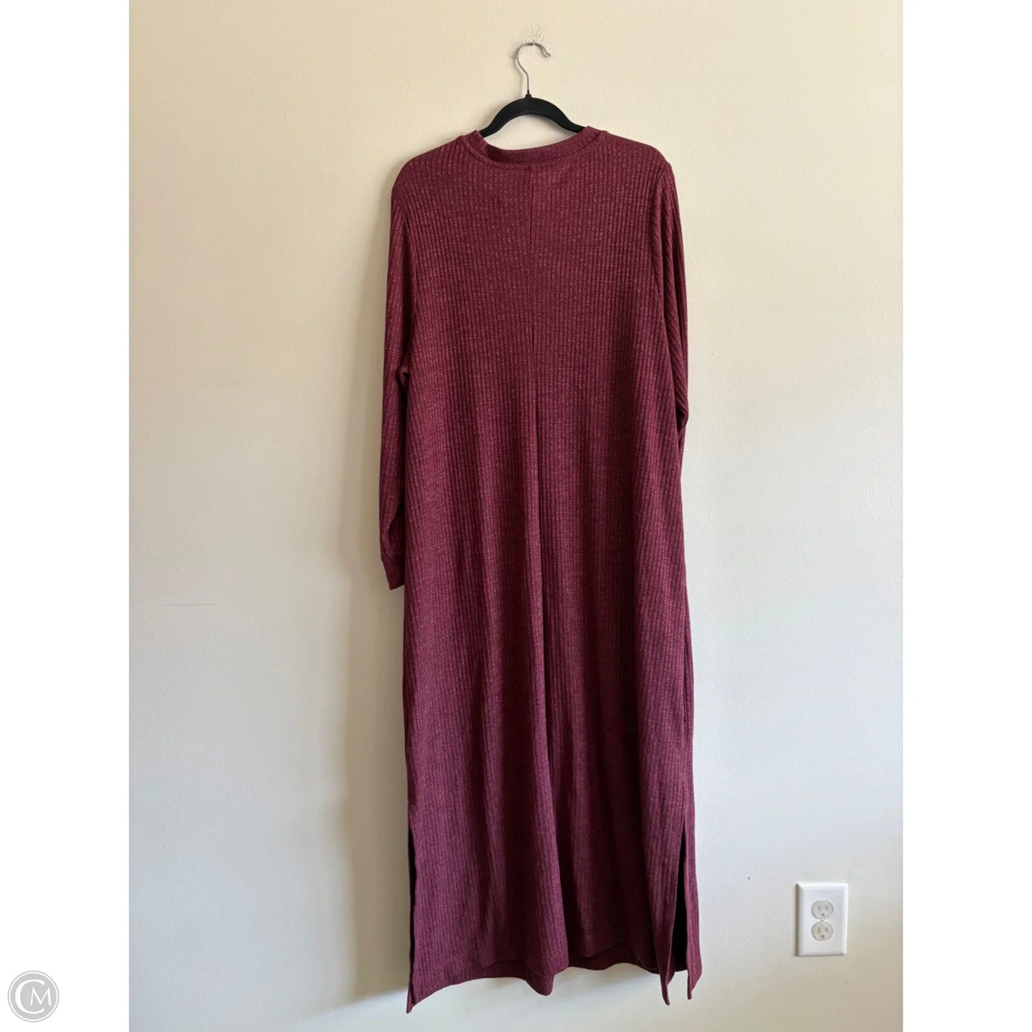 Dress Casual Maxi By Old Navy In Maroon, Size: 2x