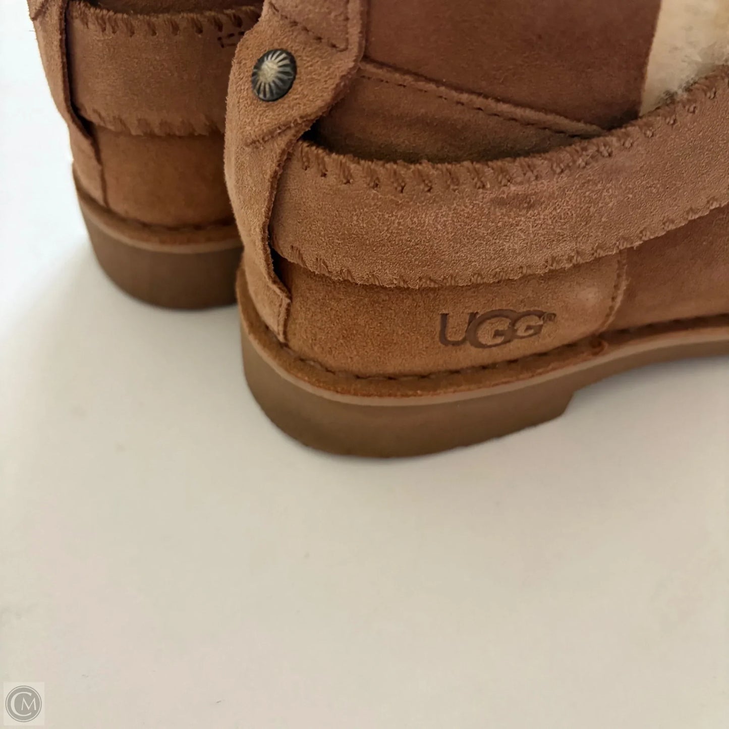 Boots Designer By Ugg In Brown, Size: 8