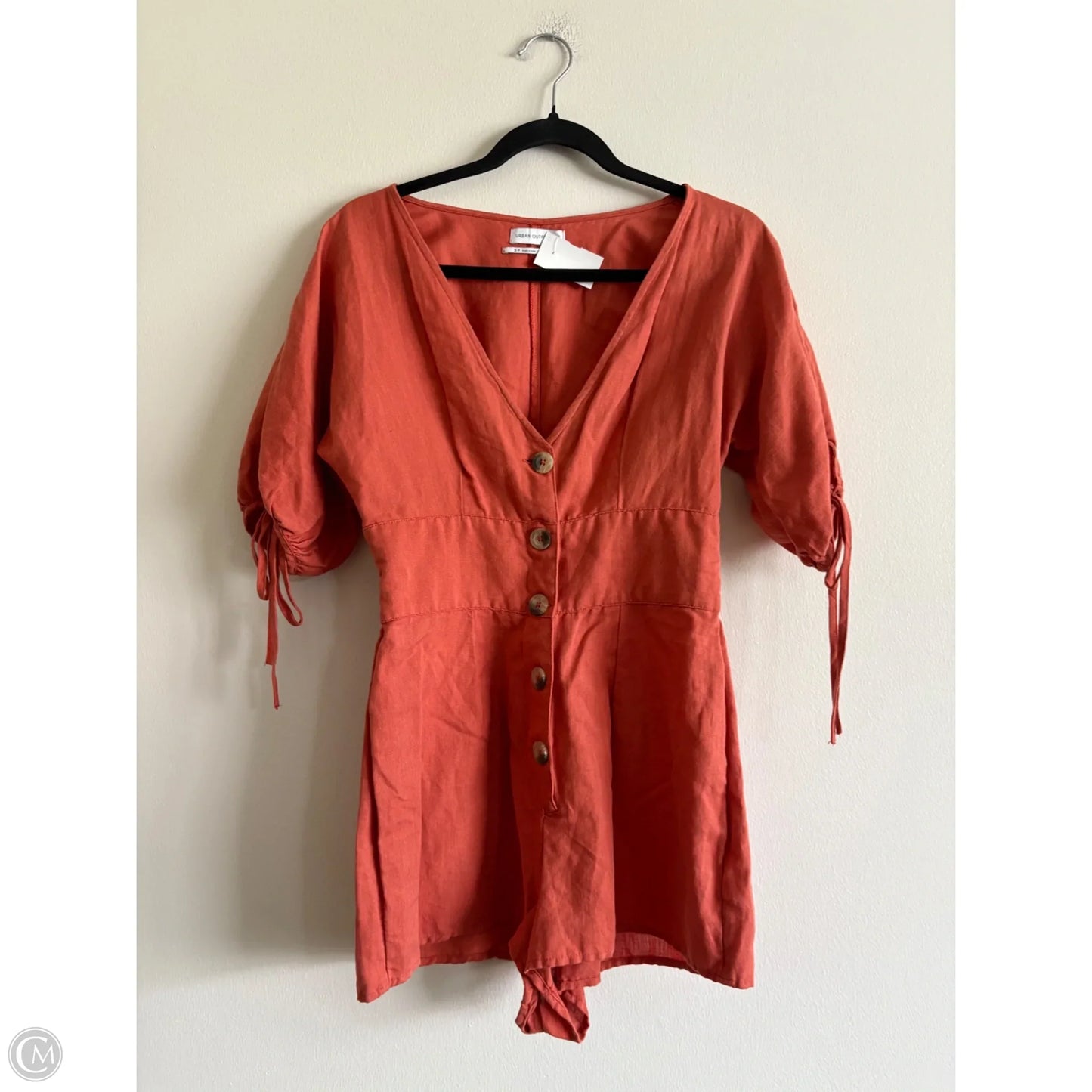 Romper By Urban Outfitters In Orange, Size: S