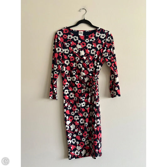Dress Work By Anne Klein In Floral Print, Size: S