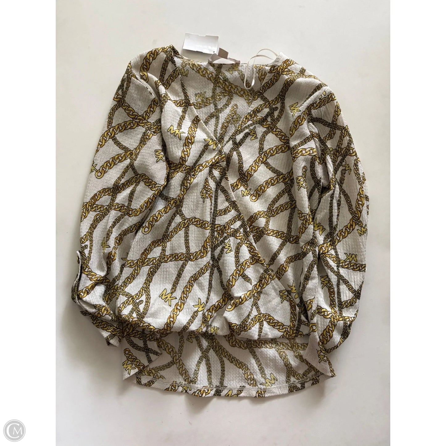 Top Long Sleeve By Michael By Michael Kors In Gold, Size: Xs