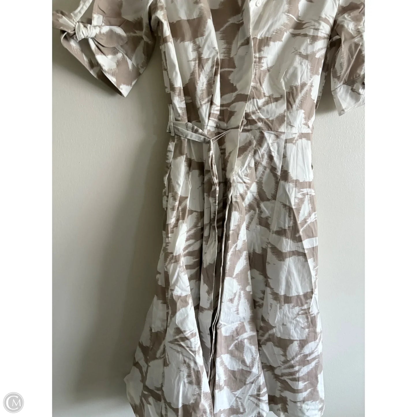 Dress Work By Calvin Klein In Tan, Size: 2