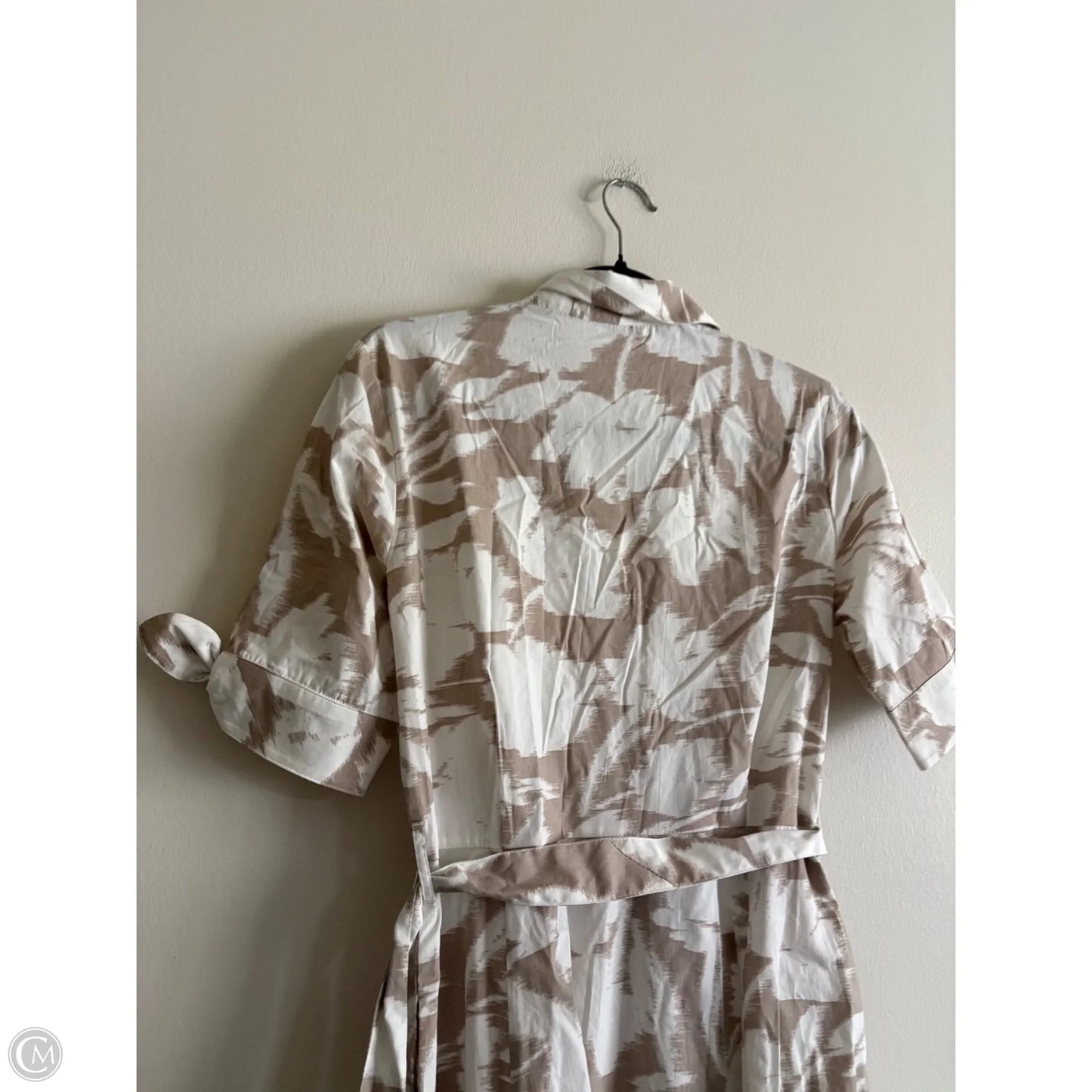 Dress Work By Calvin Klein In Tan, Size: 2