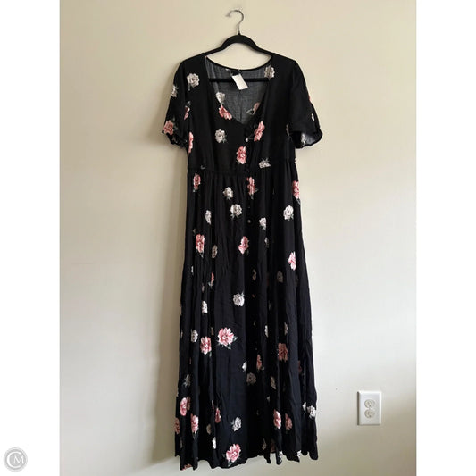Dress Casual Maxi By Torrid In Black, Size: 1x