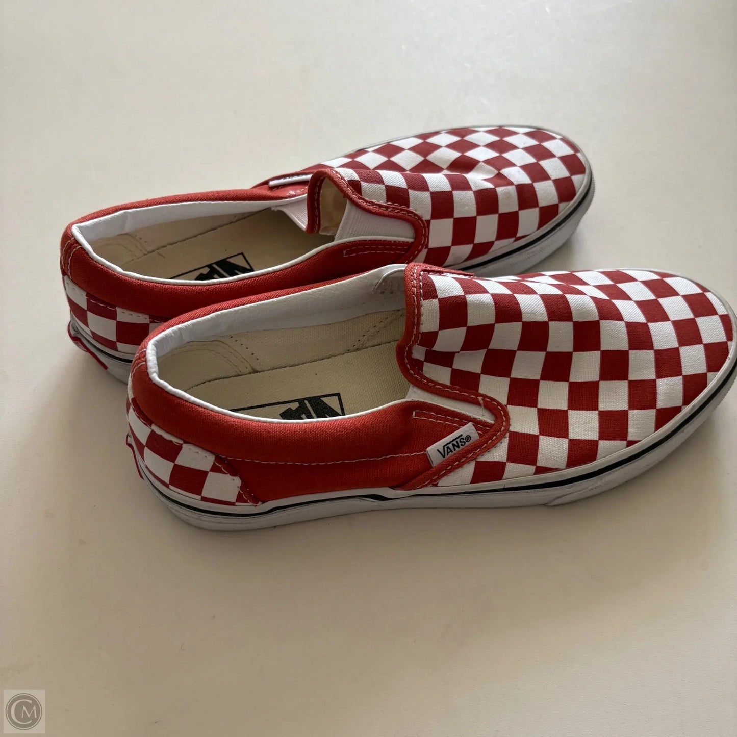 Shoes Flats By Vans In Orange, Size: 7.5