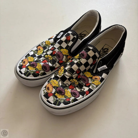 Shoes Flats By Vans In Multi-colored, Size: 7.5