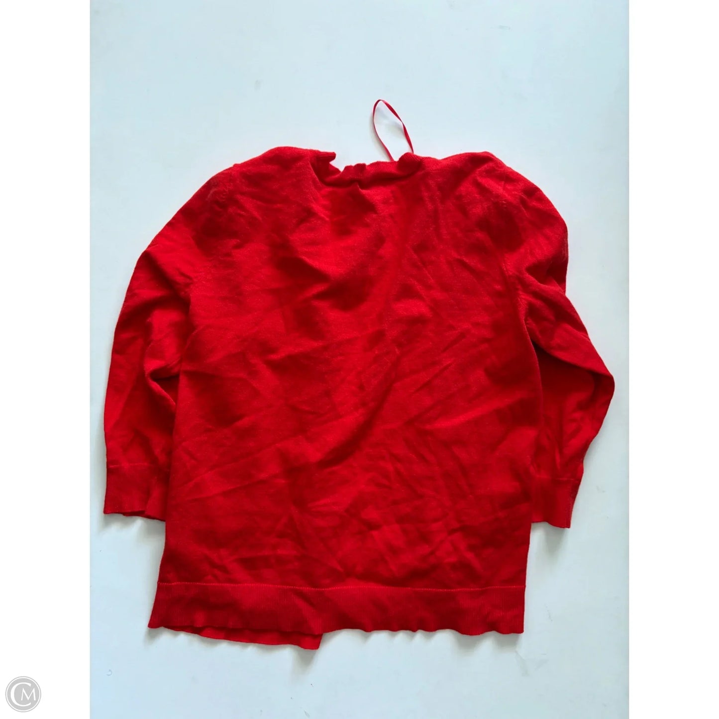 Sweater Cardigan By Kathy Ireland In Red, Size: Lp