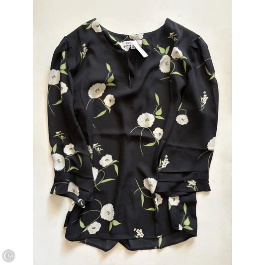 Blouse Long Sleeve By Dr2 In Black, Size: Xl