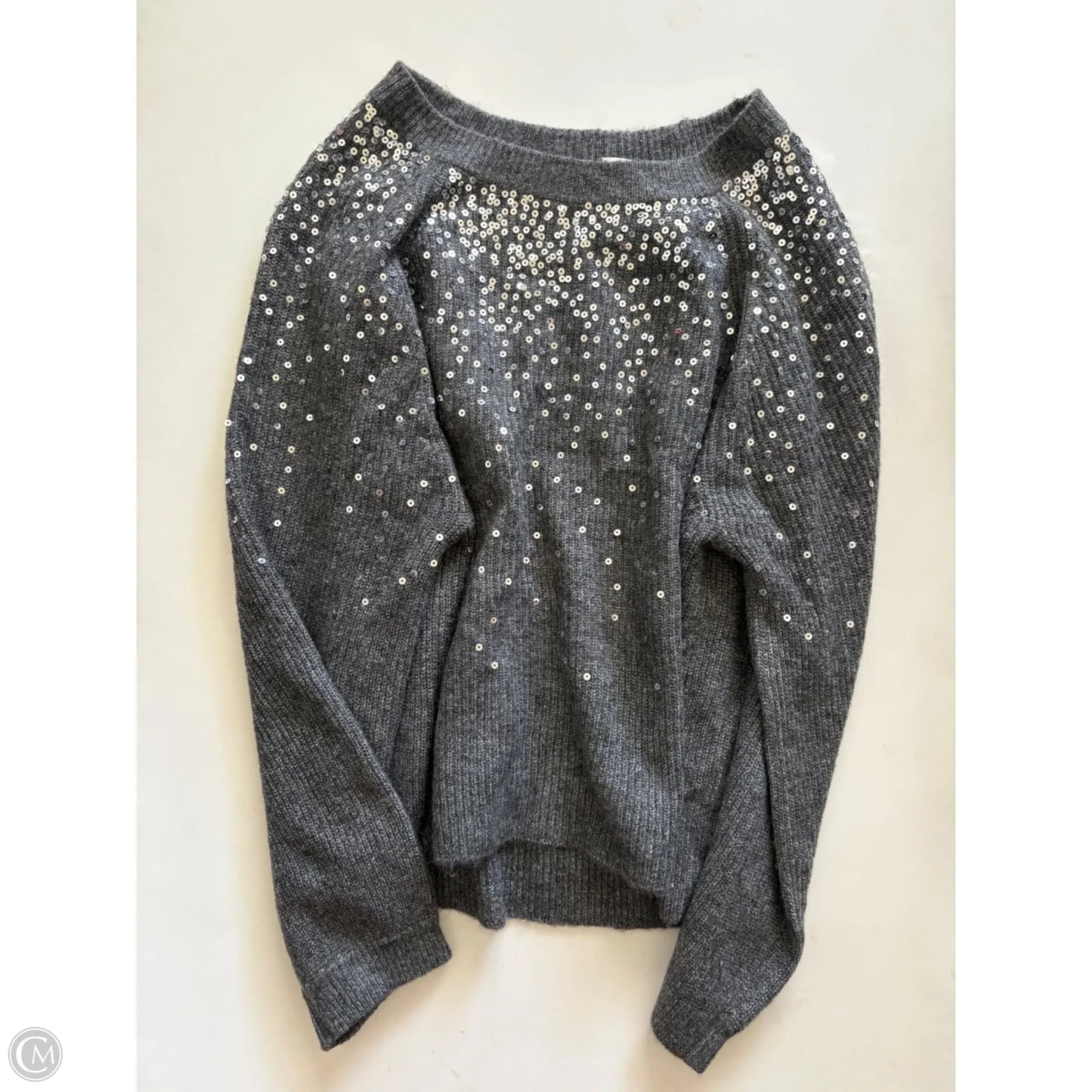 Sweater By Cece In Grey, Size: M