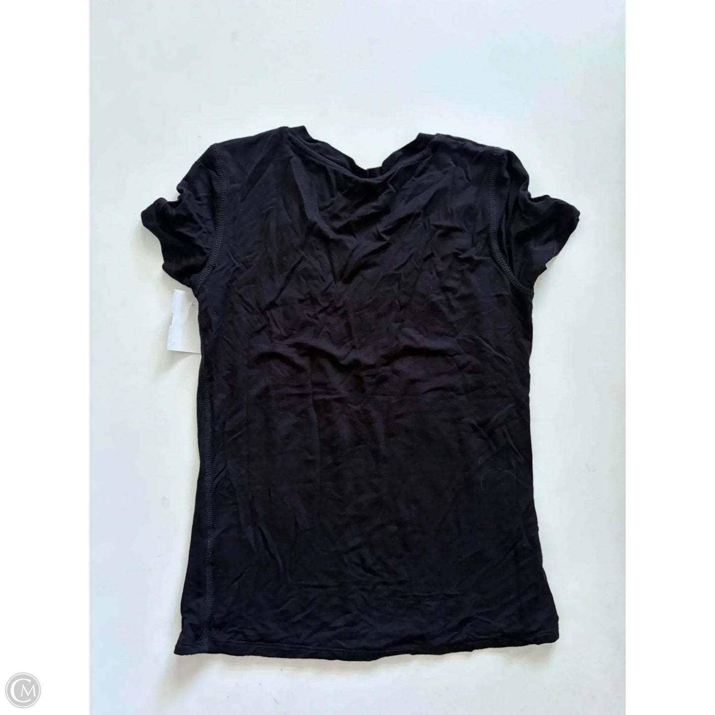 Top Short Sleeve By Tahari In Black, Size: Xs