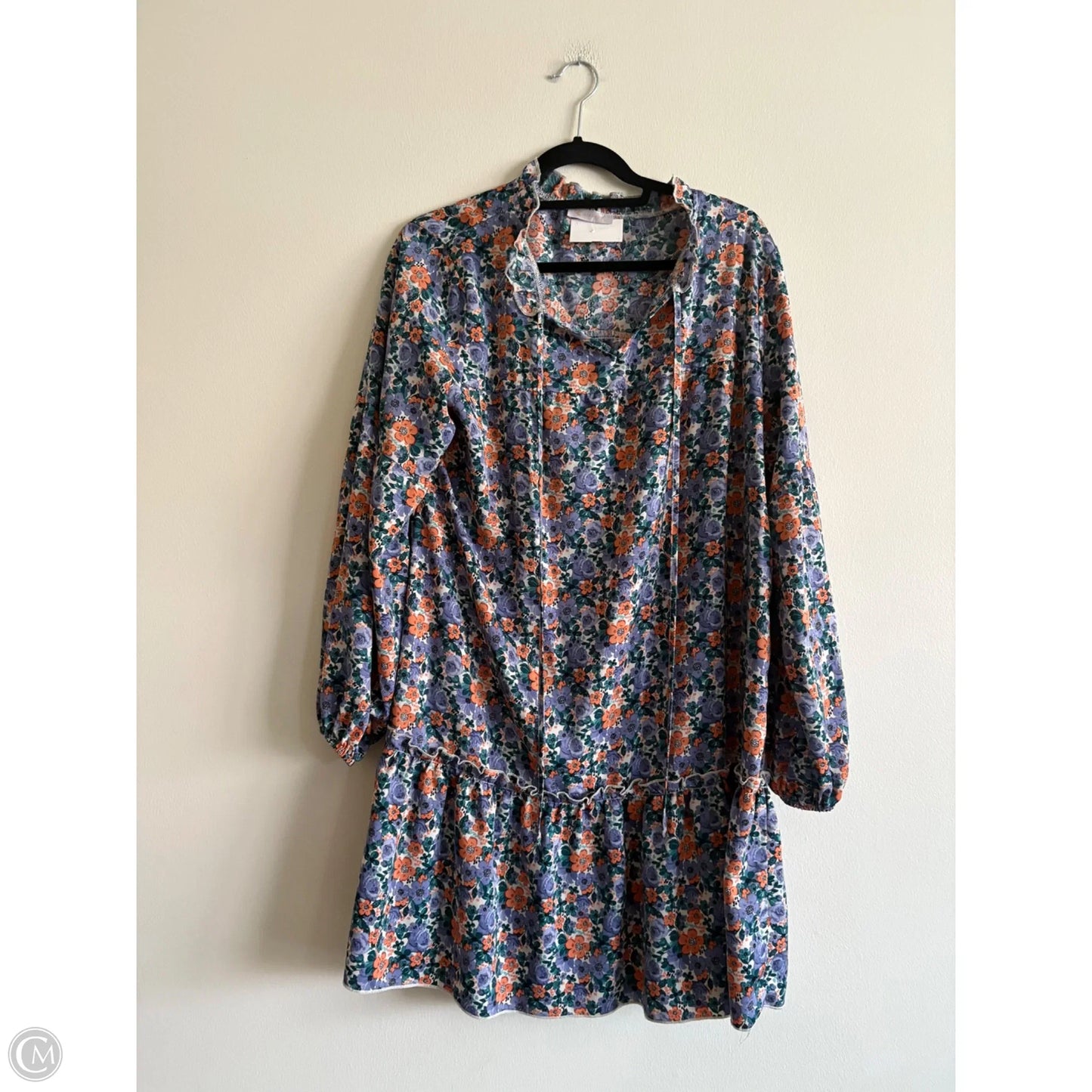 Dress Casual Midi By Kirundo In Floral Print, Size: Xl