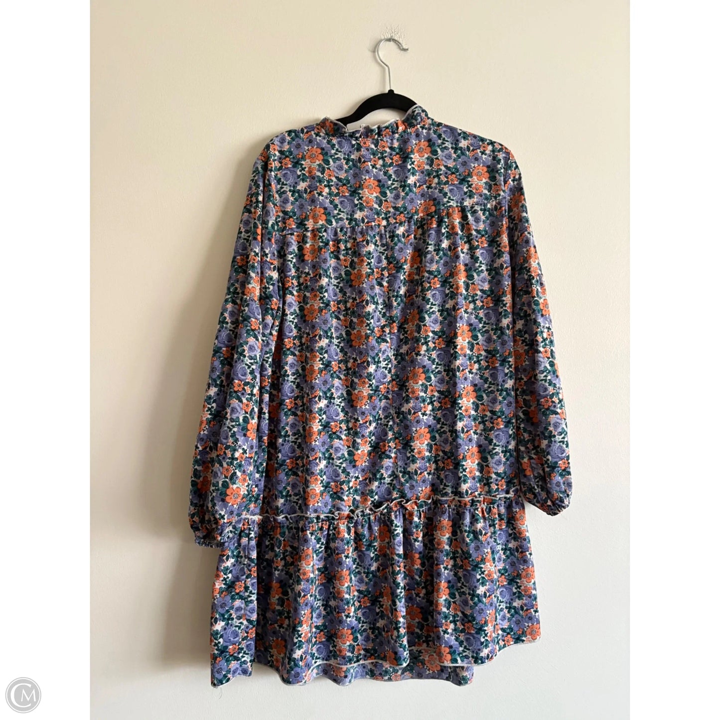 Dress Casual Midi By Kirundo In Floral Print, Size: Xl