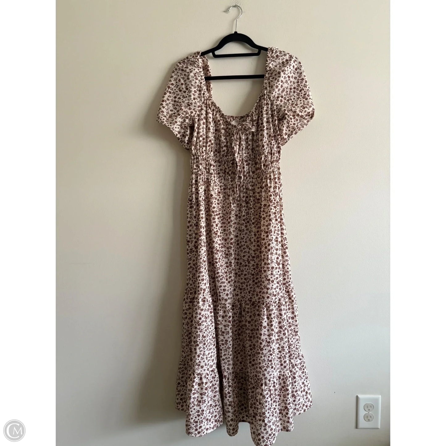 Dress Casual Maxi By Blush In Cream, Size: Xl