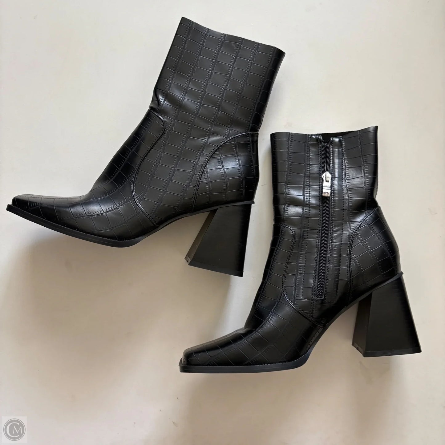 Boots Ankle Heels By Princess Polly In Black, Size: 9