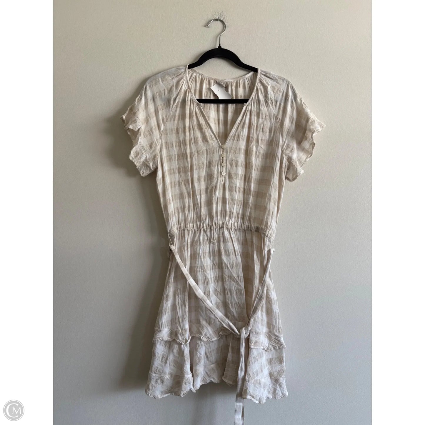 Dress Casual Midi By Loft In Cream, Size: S