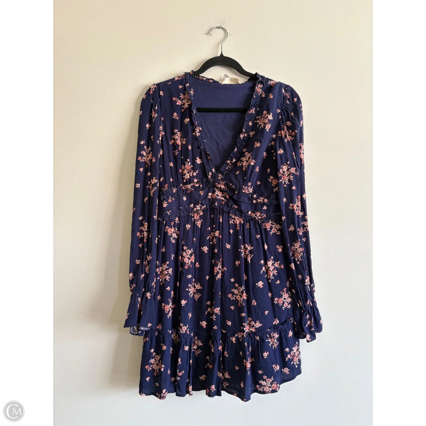 Dress Casual Midi By Altard State In Navy, Size: S
