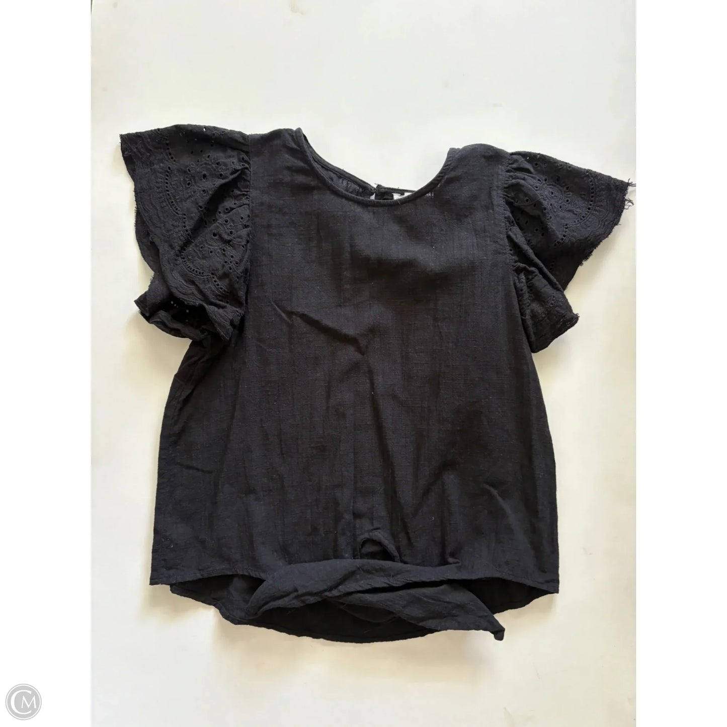 Top Short Sleeve By Mi Ami In Black, Size: S