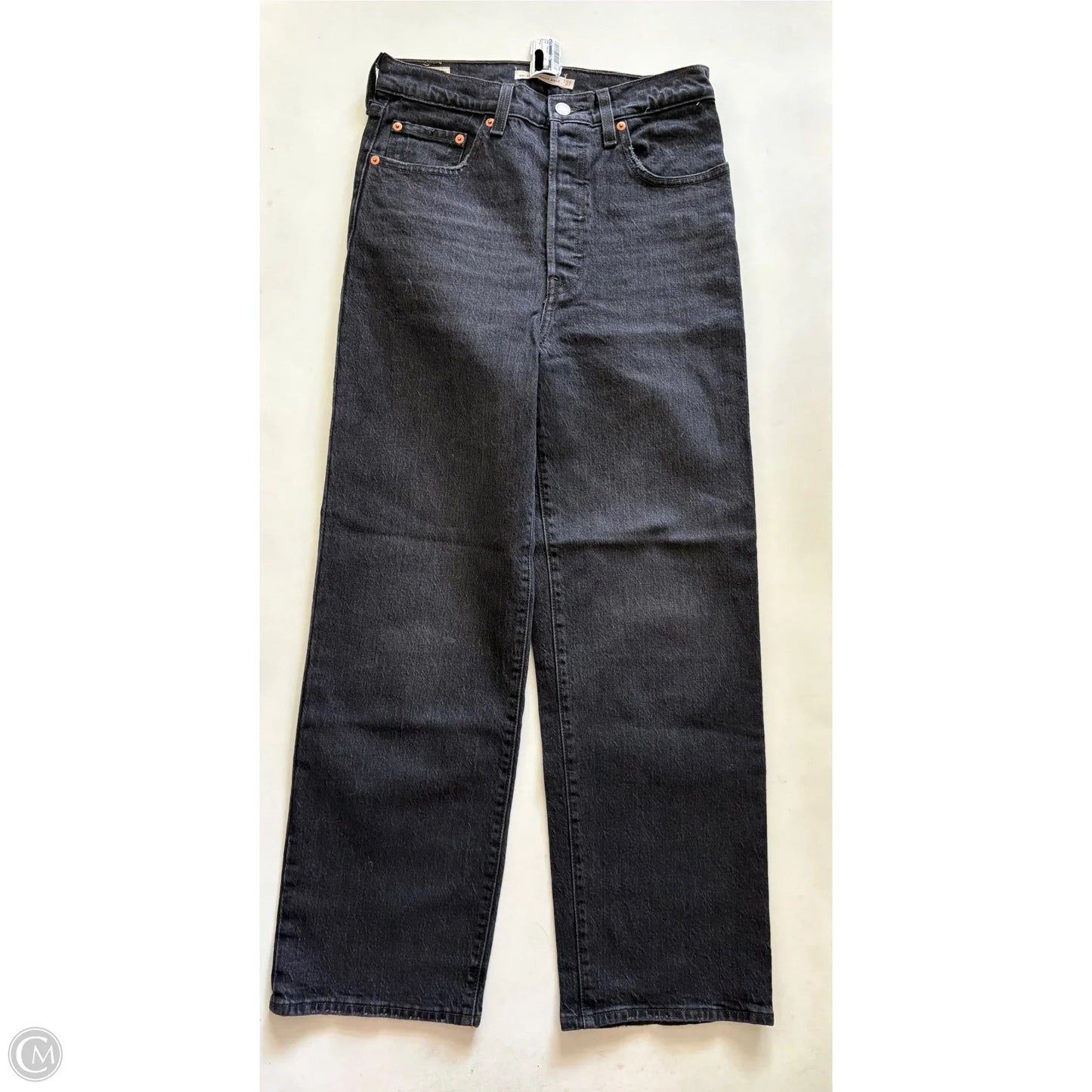Jeans Straight By Levis In Black, Size: 4