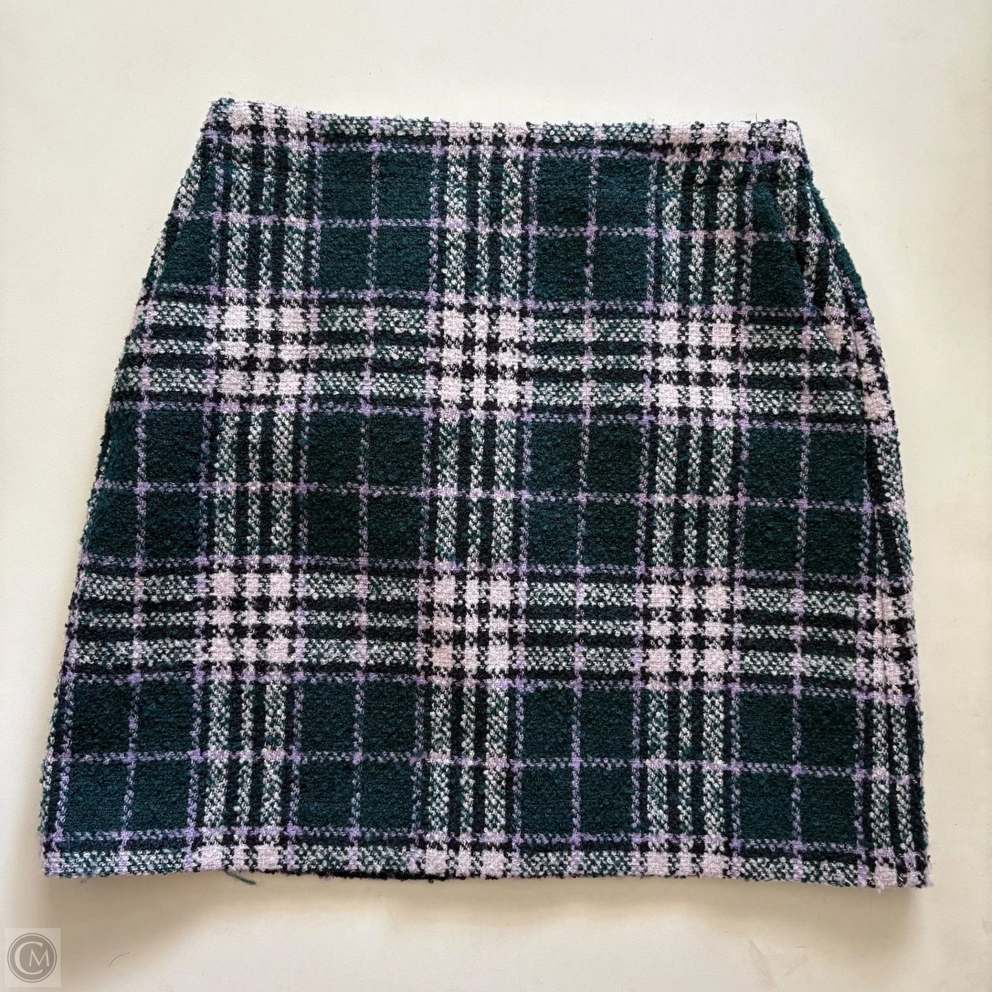 Skirt Mini & Short By Loft In Plaid Pattern, Size: 2p