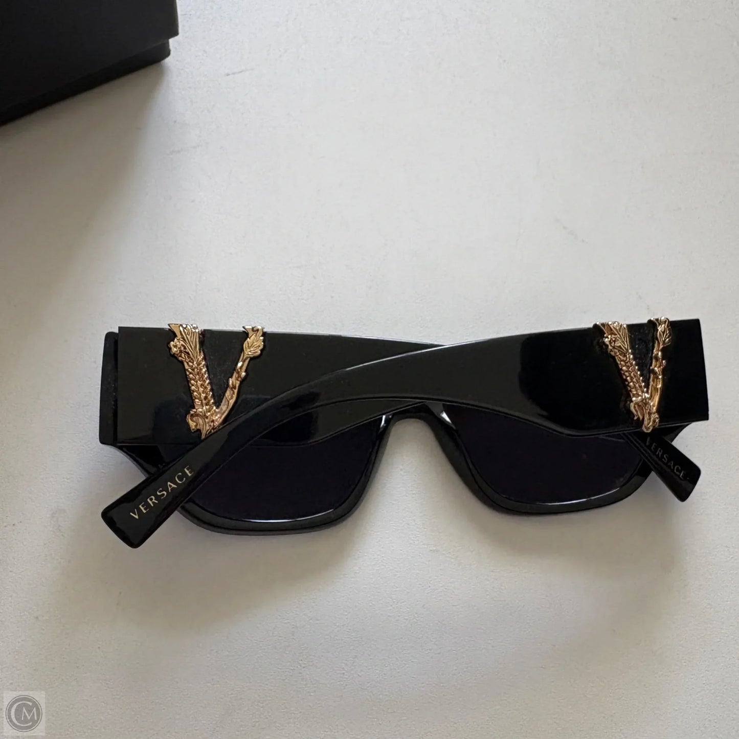 Sunglass Case Luxury Designer By Versace, Size: Medium