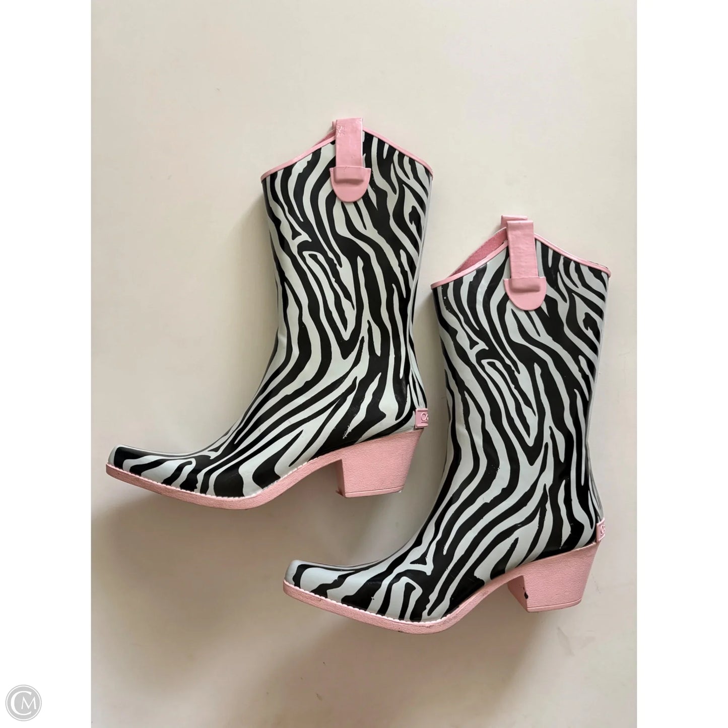 Boots Ankle Heels By Corkys In Animal Print, Size: 8