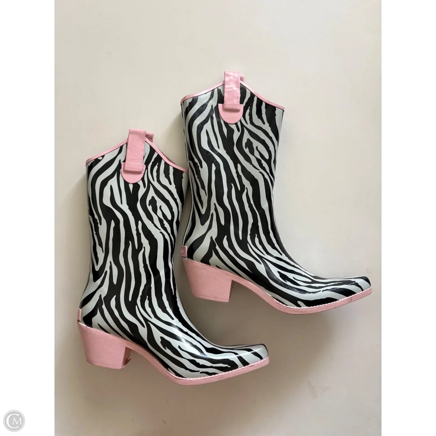 Boots Ankle Heels By Corkys In Animal Print, Size: 8