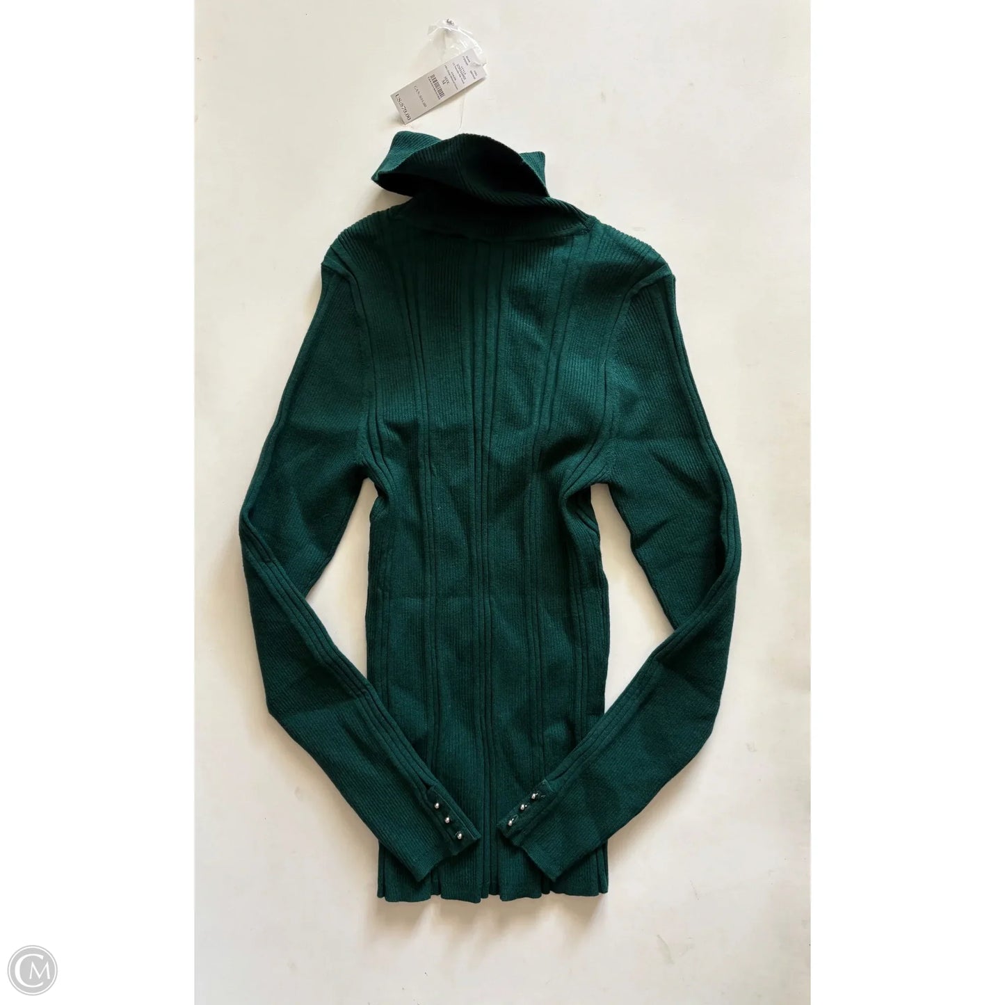 Top Long Sleeve By White House Black Market In Green, Size: M