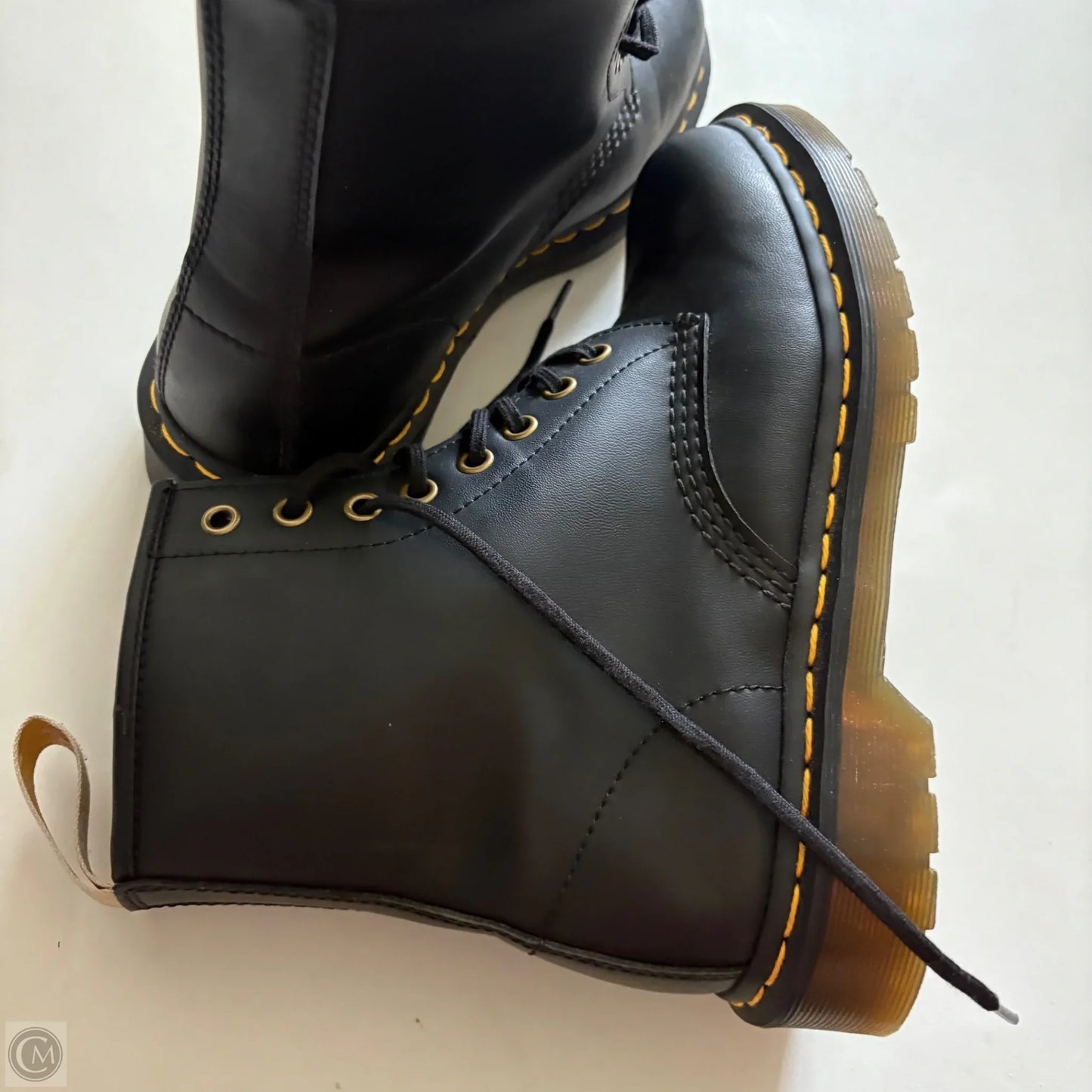 Boots Ankle Heels By Dr Martens In Black, Size: 8
