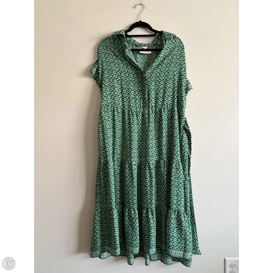 Dress Work By Max Studio In Green, Size: 1x