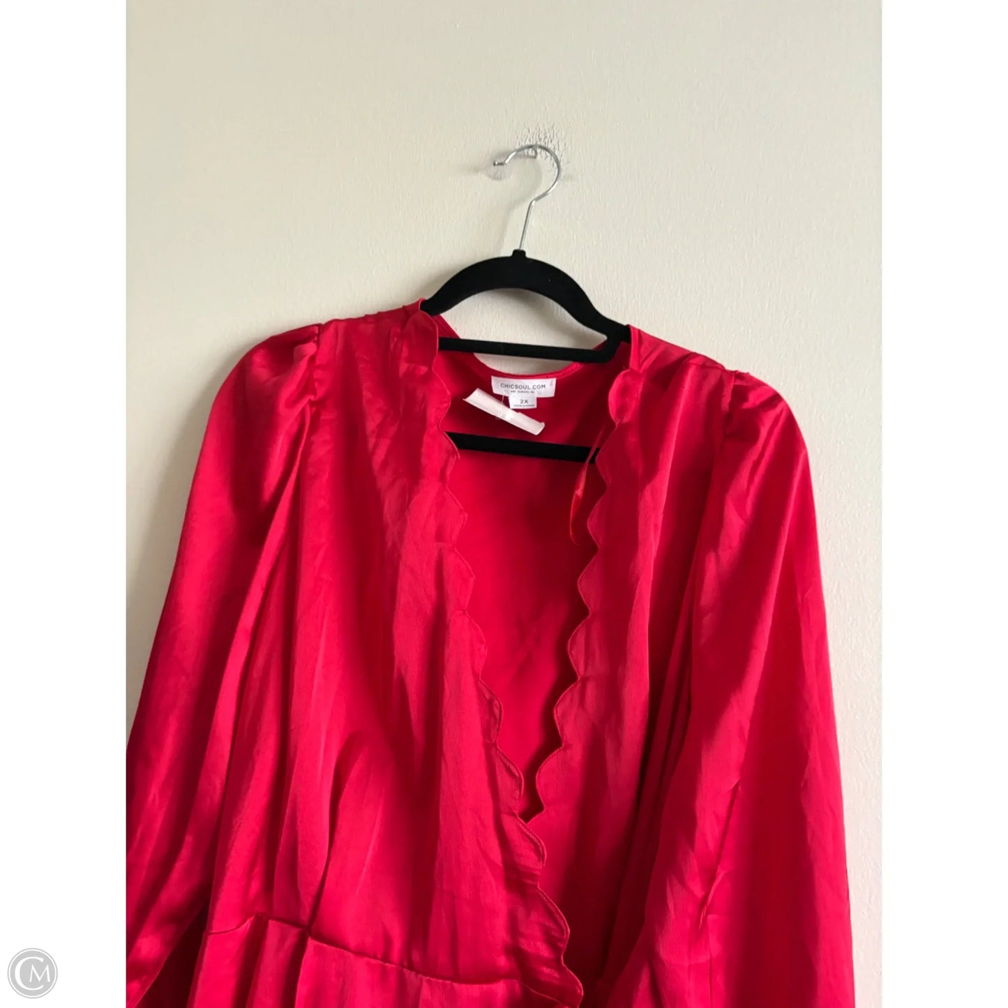 Dress Work By Chicsoul In Red, Size: 2x