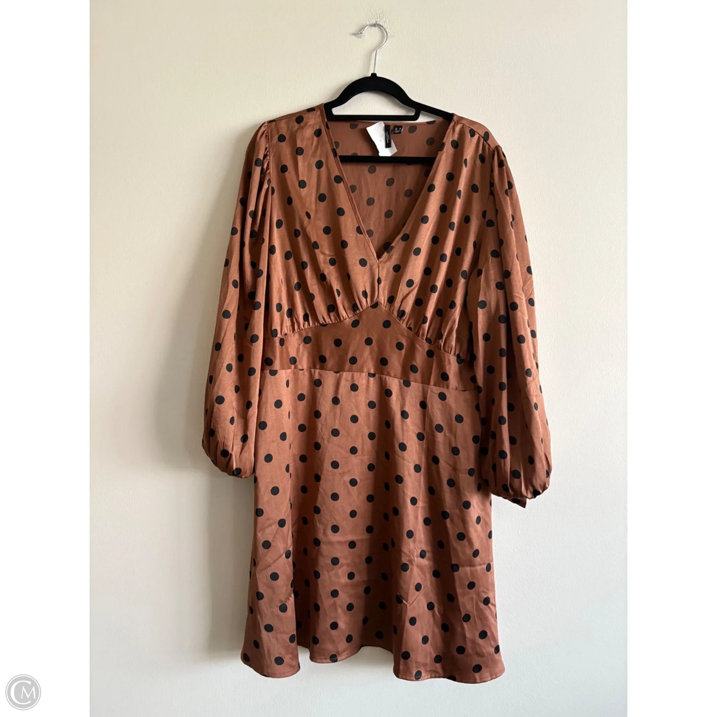 Dress Work By Vero Moda In Polkadot Pattern, Size: 18