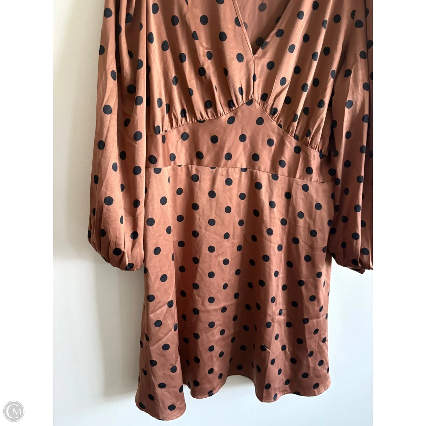 Dress Work By Vero Moda In Polkadot Pattern, Size: 18