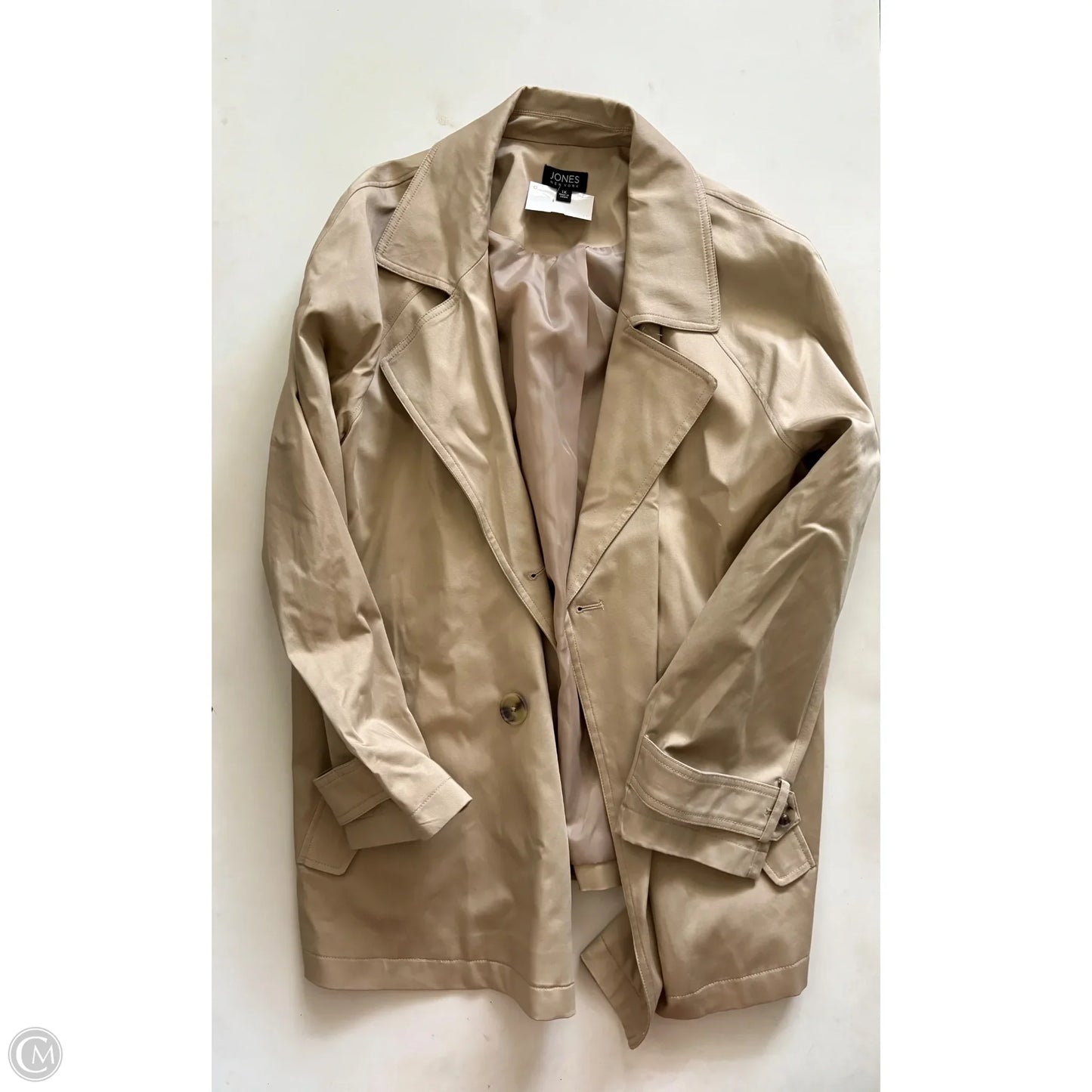 Coat Other By Jones New York In Tan, Size: 1x