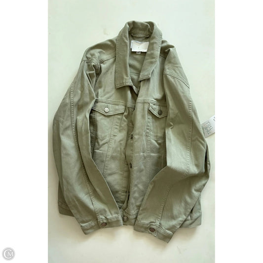 Jacket Denim By Time And Tru In Green, Size: 3x