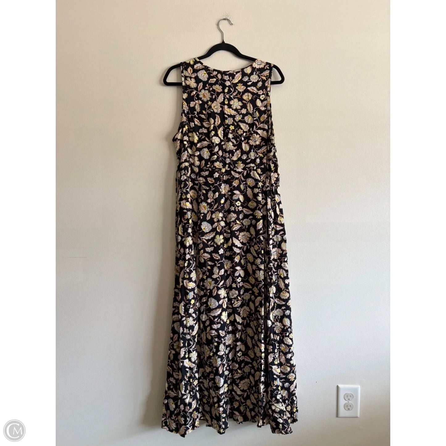 Dress Casual Maxi By Old Navy In Black, Size: L