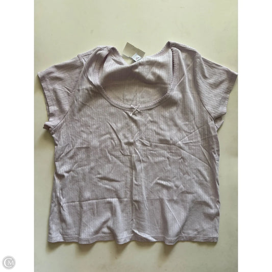 Top Short Sleeve By Old Navy In Purple, Size: 2x