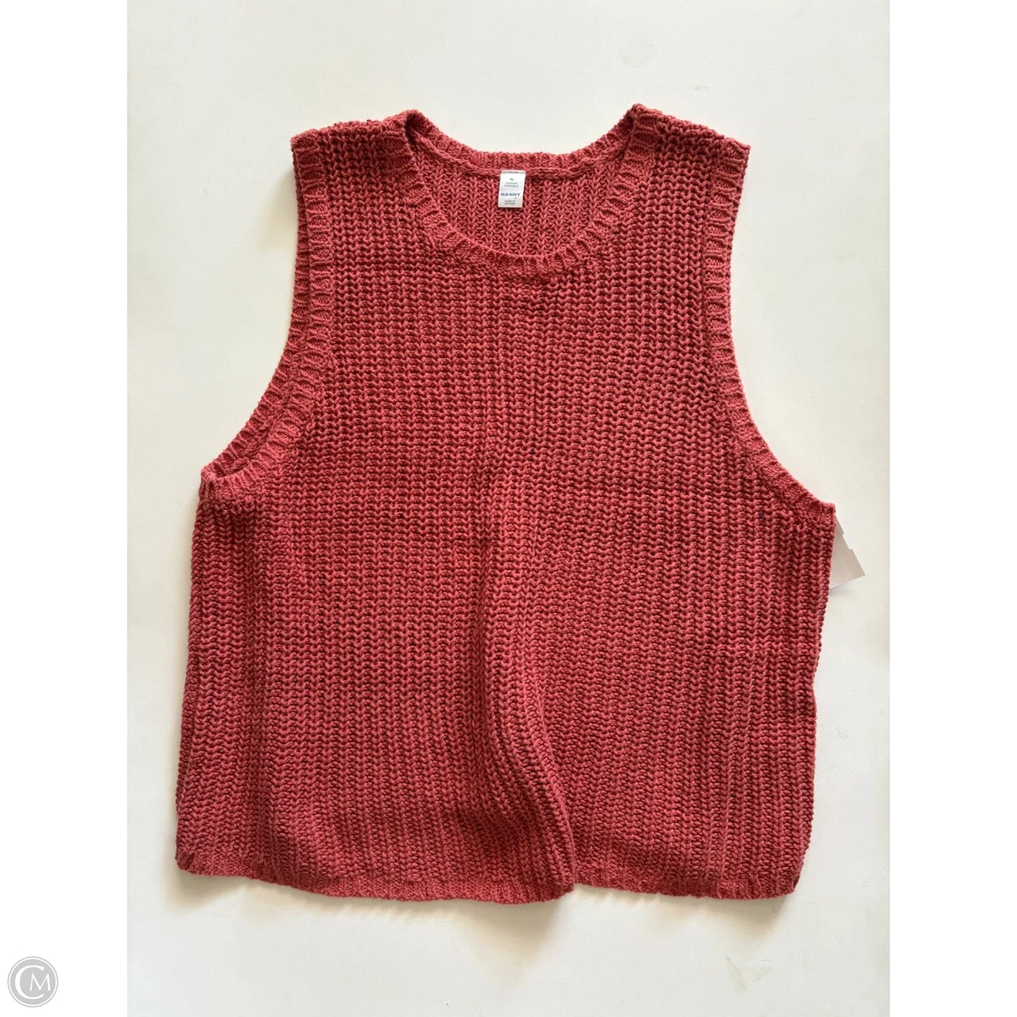Sweater Short Sleeve By Old Navy In Orange, Size: Xl
