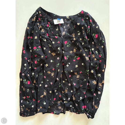 Top Long Sleeve By Old Navy In Black, Size: Xl
