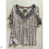 Top Long Sleeve By Sterling In Blue, Size: L