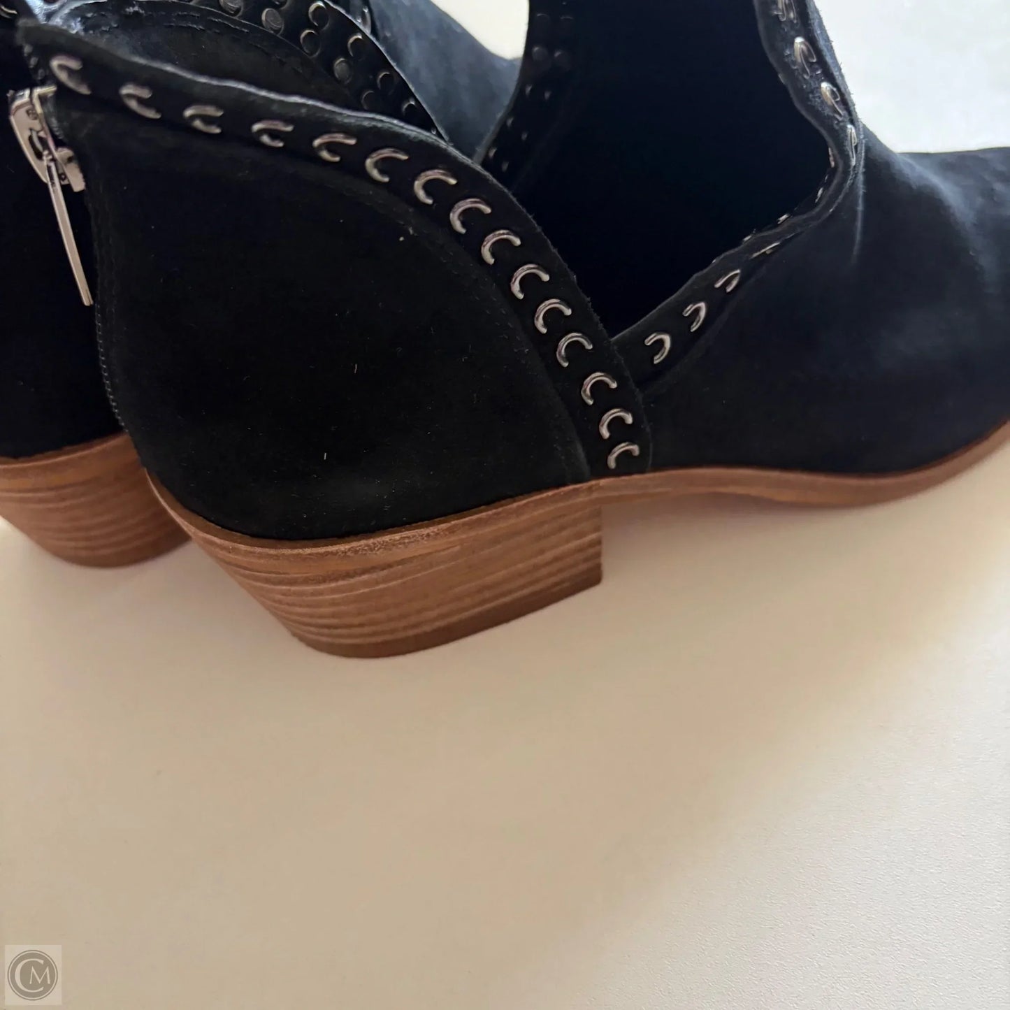 Boots Ankle Heels By Vince Camuto In Black, Size: 7.5