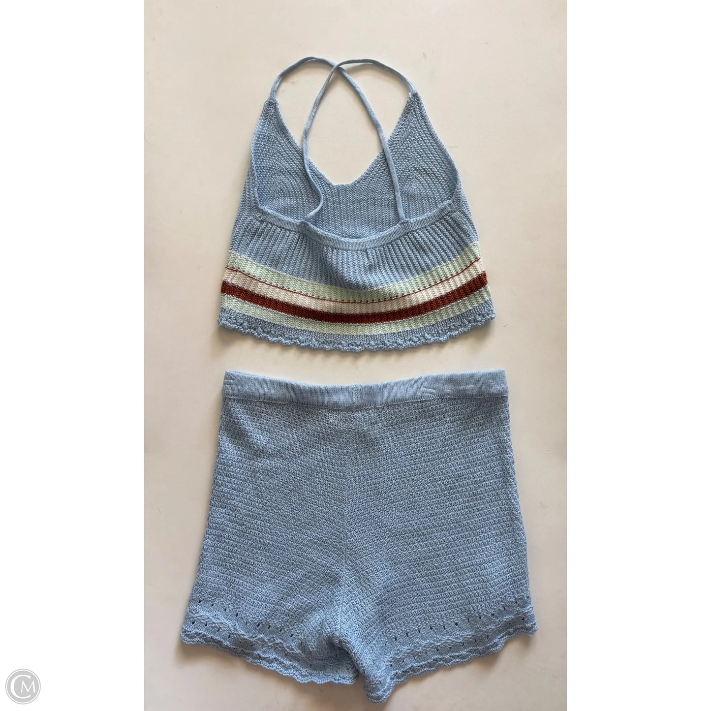 Skirt Set 2pc By No Comment In Blue, Size: L