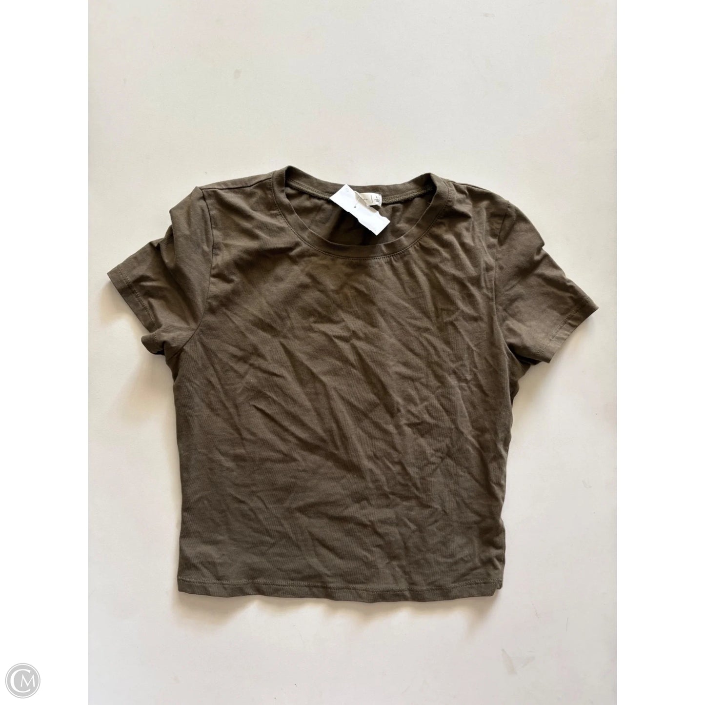 Top Short Sleeve By Active Studio In Green, Size: L