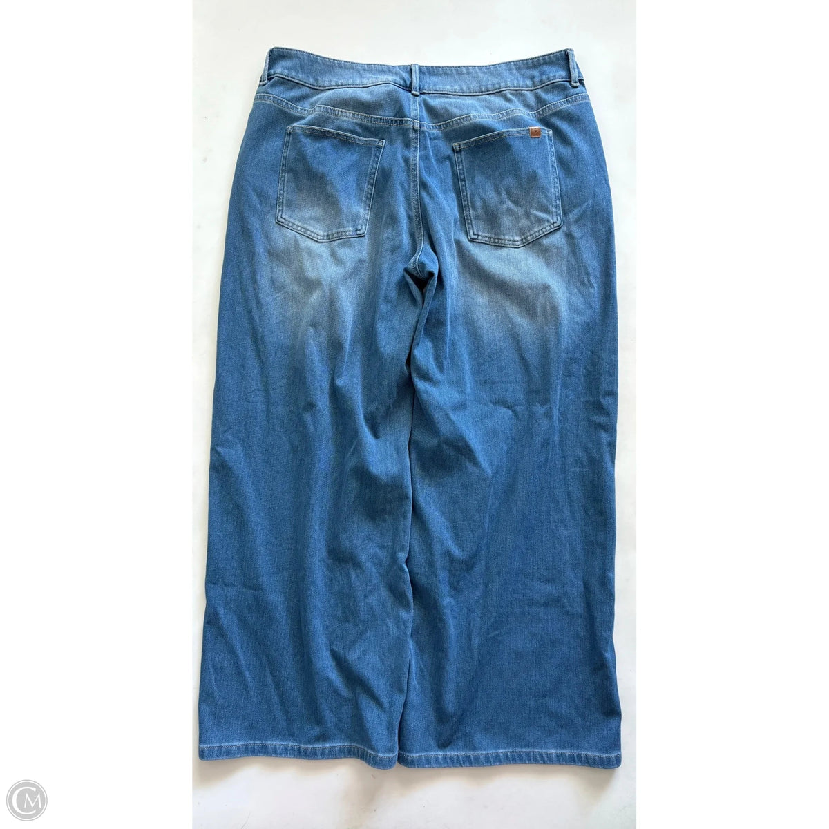 Jeans Wide Leg By Halara In Blue, Size: L