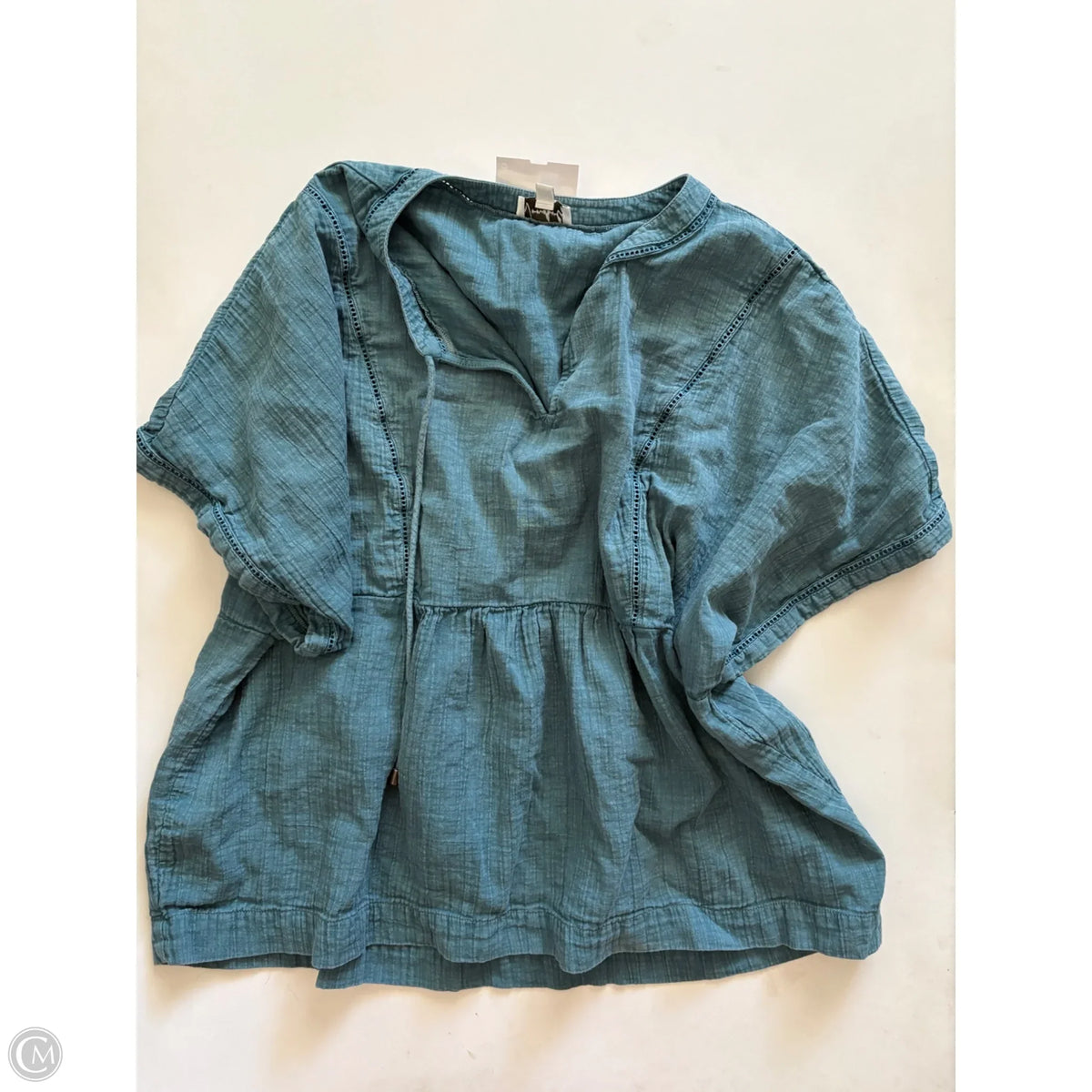 Top Short Sleeve By Wonderly In Green, Size: S