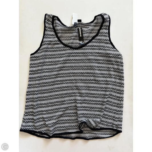 Sweater Short Sleeve By New Directions In Black, Size: L