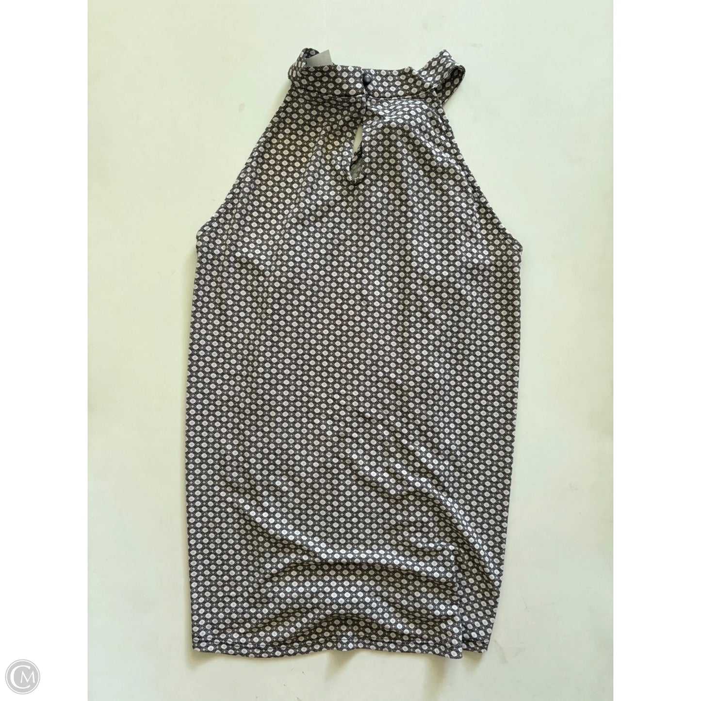 Blouse Sleeveless By Adrianna Papell In Brown, Size: L