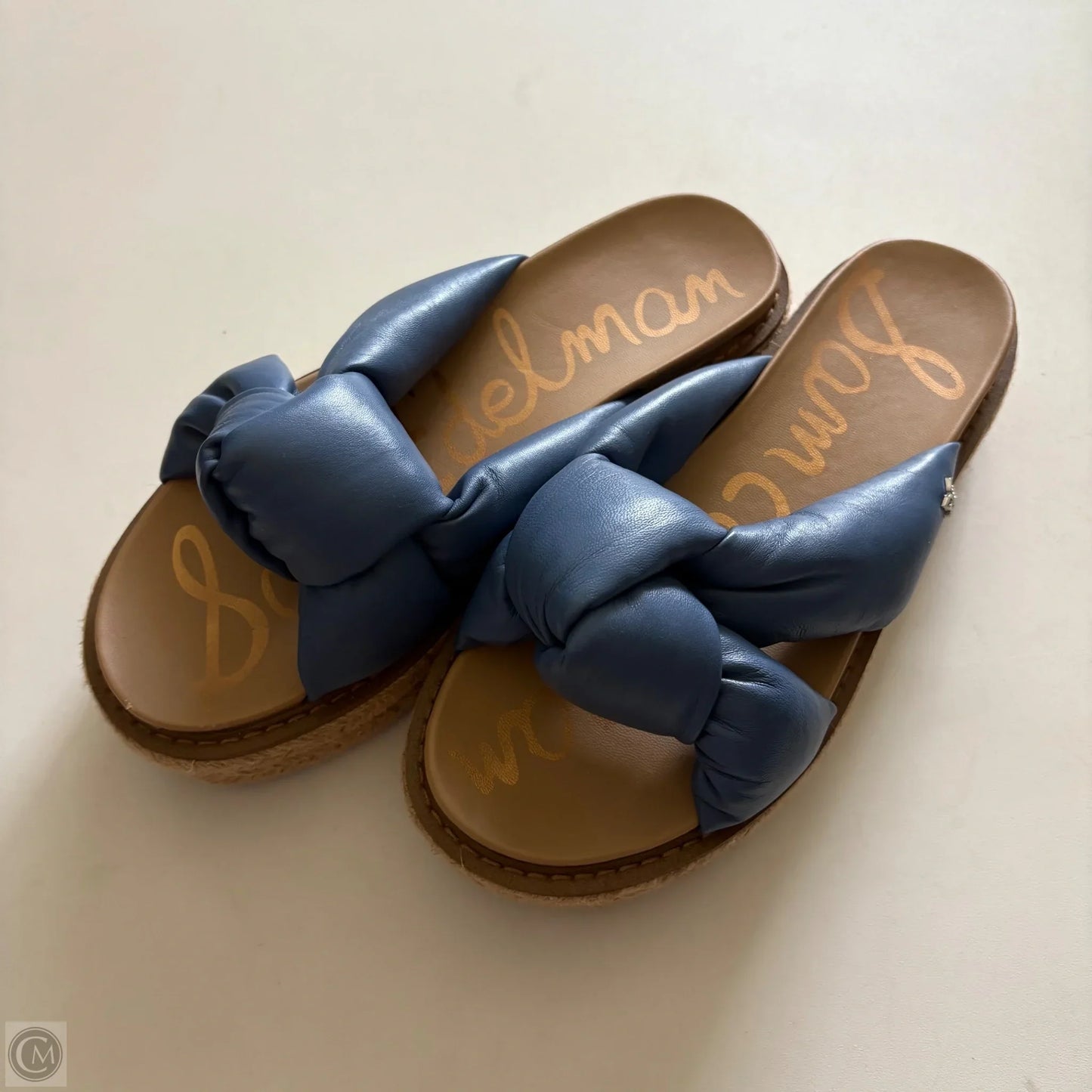 Sandals Heels Block By Sam Edelman In Blue, Size: 8