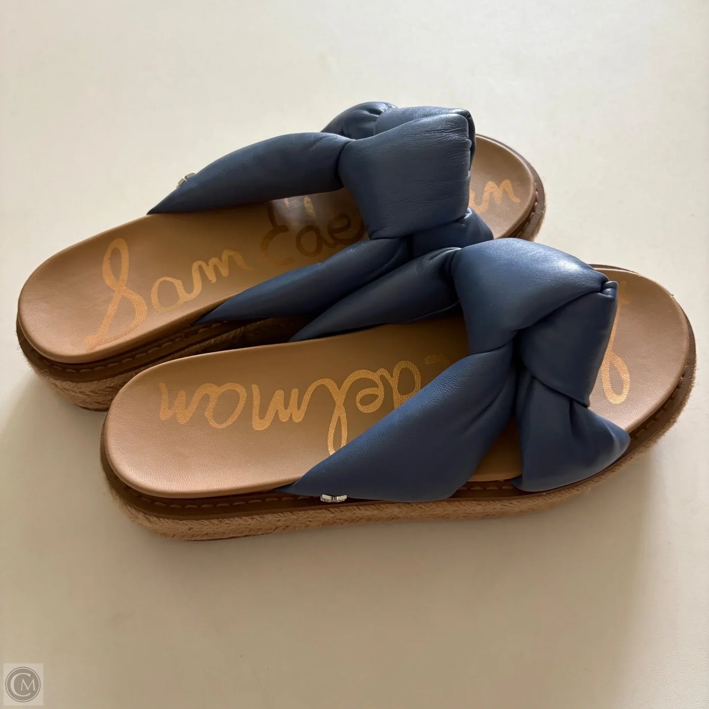 Sandals Heels Block By Sam Edelman In Blue, Size: 8
