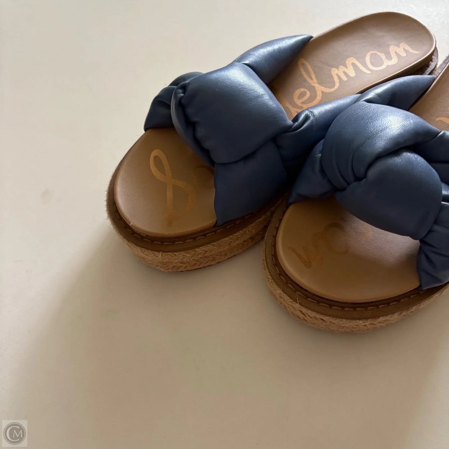 Sandals Heels Block By Sam Edelman In Blue, Size: 8